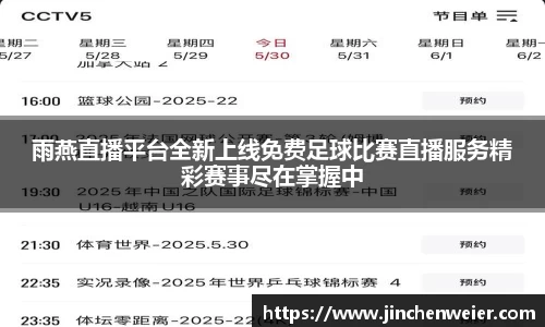 雨燕直播平台全新上线免费足球比赛直播服务精彩赛事尽在掌握中